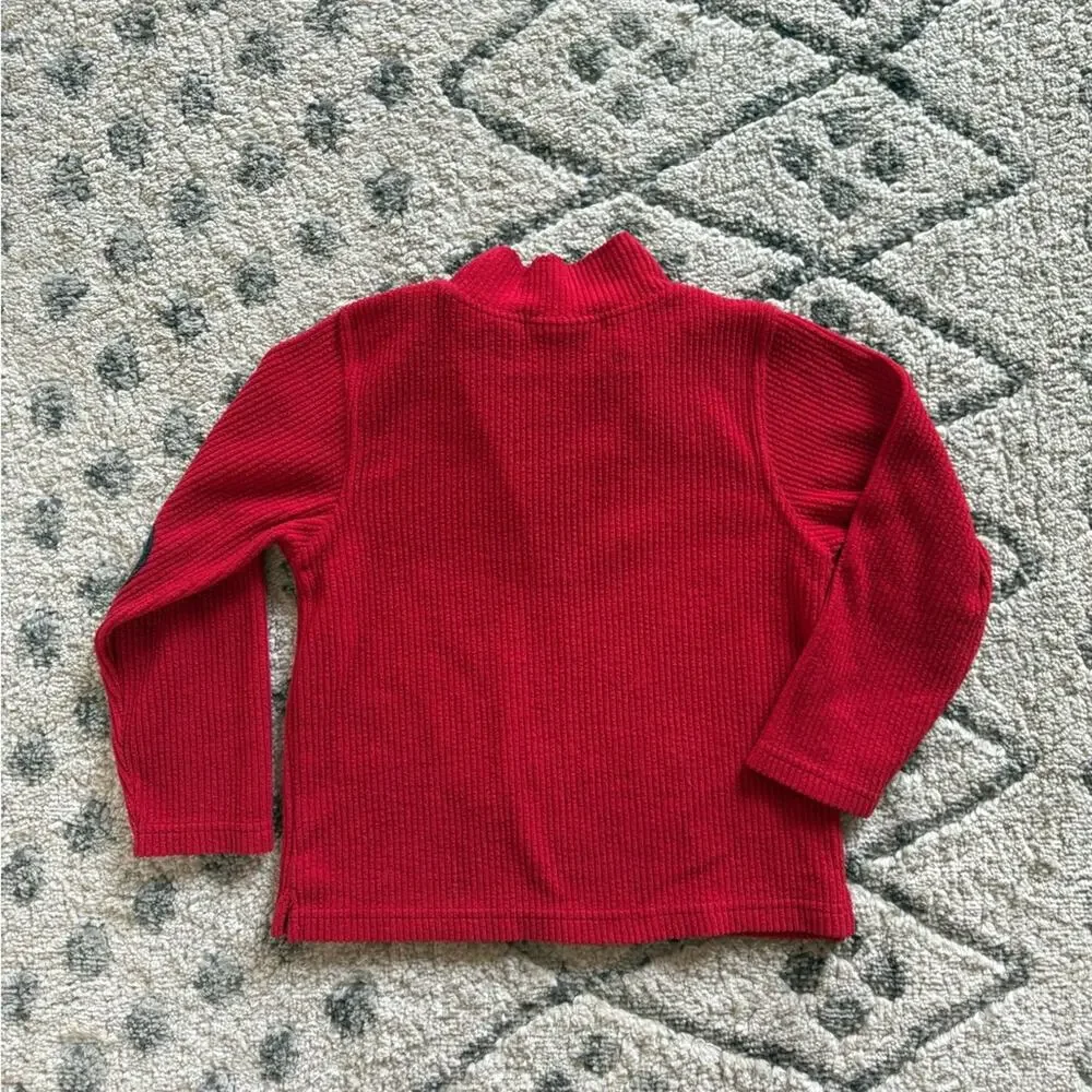 Vintage camping quarter zip sweater